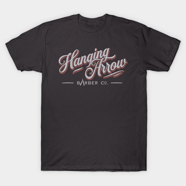 Hanging Arrow Barber Co. - GREY/RED by summersofclay